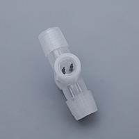 Коннектор для дюралайта 11 мм, 2W, Х - образный
