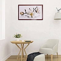Картина "Белая орхидея" рама микс