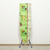 Доска гладильная «Белль», 106,5×29 см, ДСП, два положения высоты 70,80 см, без подставки, рисунок МИКС