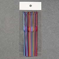 Крючок для вязания, d=3,5мм, 15см, цвет МИКС