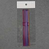 Крючок для вязания, d=2мм, 15см, цвет МИКС