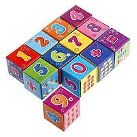 Кубики "Арифметика" с оживающей картинкой, 12 элементов