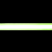 Лента со светоотражающей полосой, ширина-10мм, 5±1м, цвет салатовый
