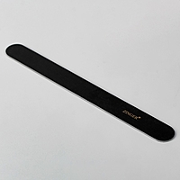 Пилка металлическая для ногтей, лазерная, 16,5см, цвет чёрный/серебристый