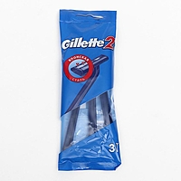 Станок бритвенный одноразовый Gillette с 2 лезвиями, 3 шт