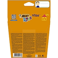 Фломастеры 12 цветов BIC Kids Visa 880