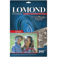Фотобумага А4 для стр.принтеров LOMOND 290гр (20л) сатин