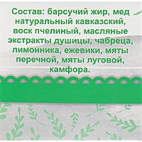 Растирка "Кавказская» на основе барсучьего жира, 40 мл, "Бизорюк"