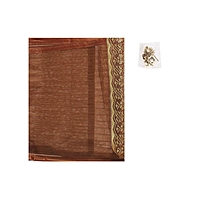 Сетка антимоскитная для дверей, 100 × 210 см, на магнитах, цвет коричневый