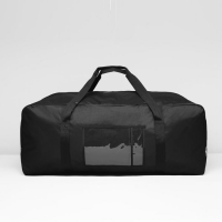 Сумка спортивная на молнии "Хоккей", 1 отдел, 2 наружных кармана, чёрная